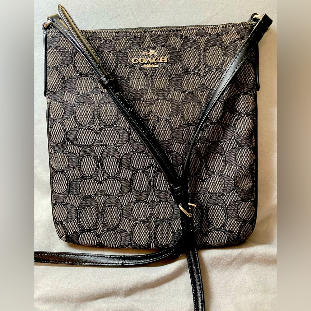 Coach Mini Rowan File Bag, black